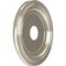 Ekena Millwork Traditional PVC Medallion (Canopies up to 9 1/2"), 16"OD x 3 1/2"ID x 1 3/8"P, Bright Coat Chrome CMP16TRBCR - alternate 3